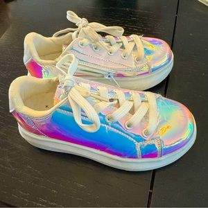 Lola + the Boys Hologram Sneakers size 13